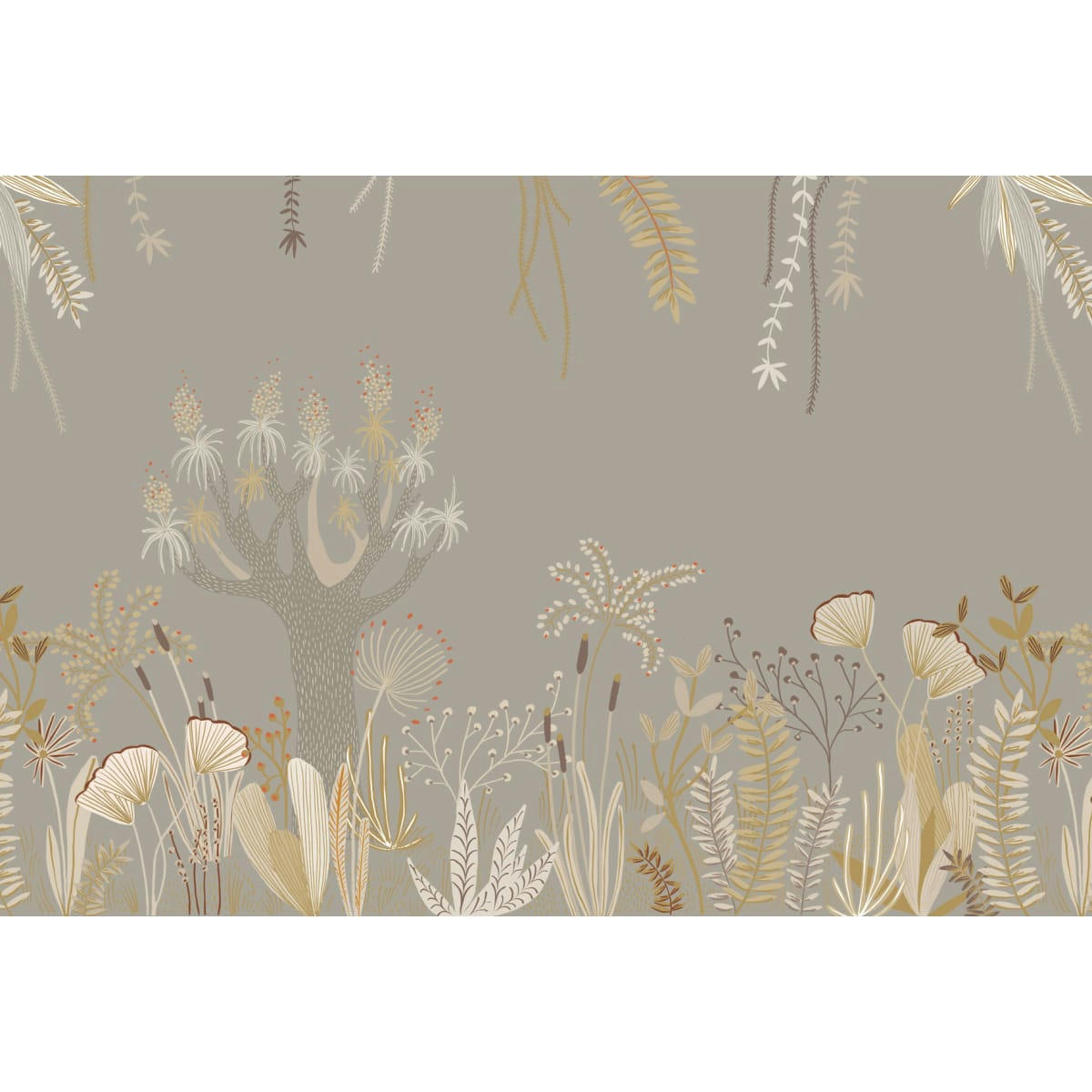 - Papier peint panoramique jardin d'eden 150 x 250 cm