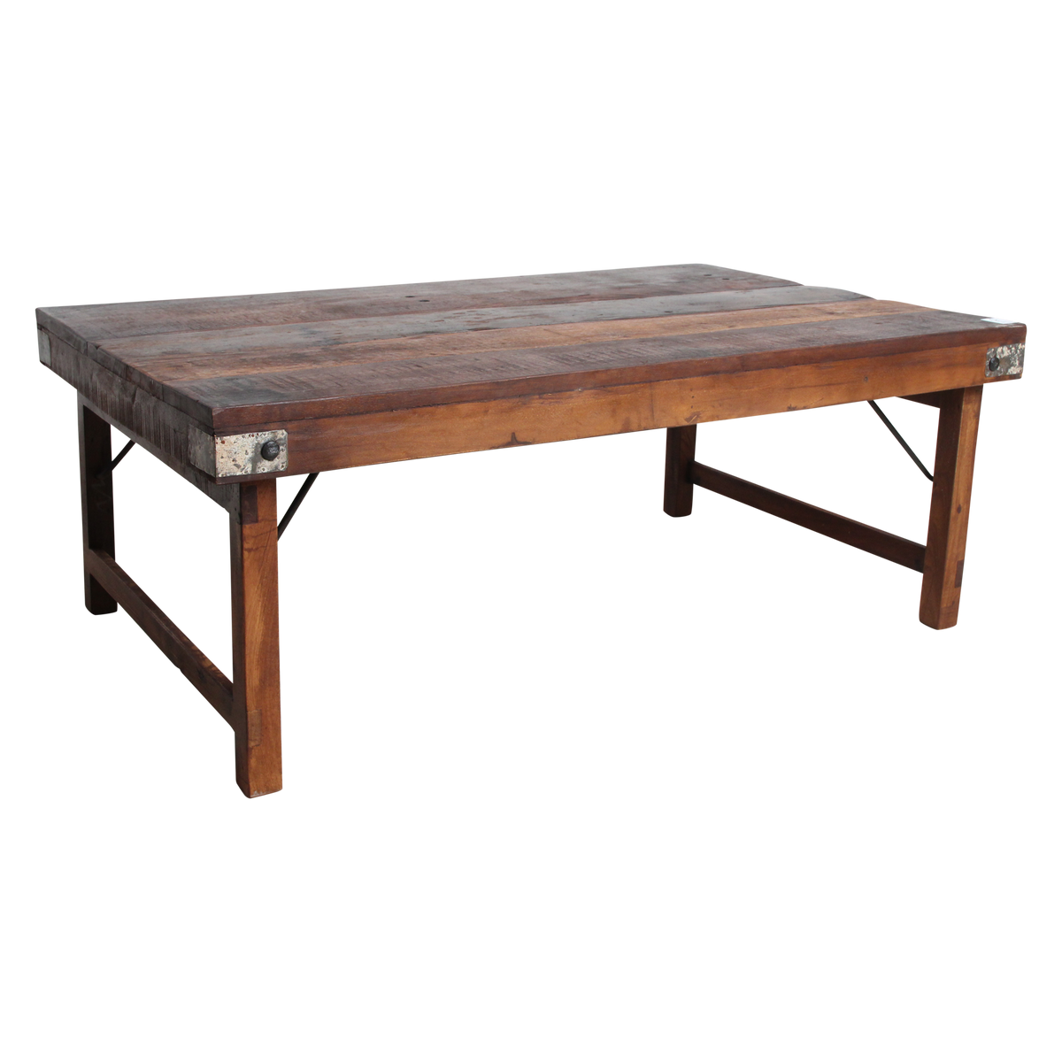 Raw Materials salontafel inklapbaar - FSC gerecycled hout - 120x75x45 cm