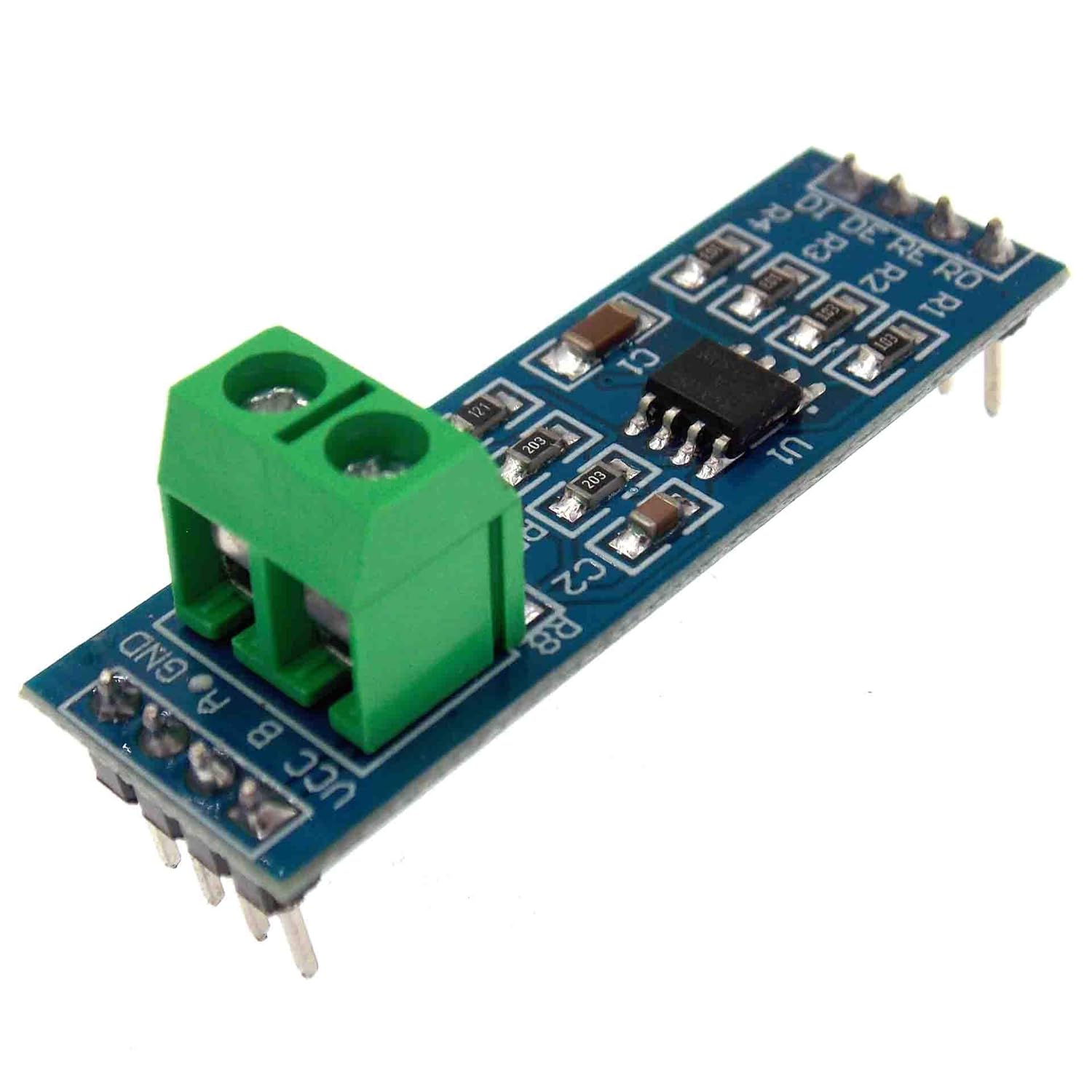 2pcs MAX485 Module RS-485 TTL to RS485 MAX485CSA Converter Module Integrated Circuits Products for Arduino