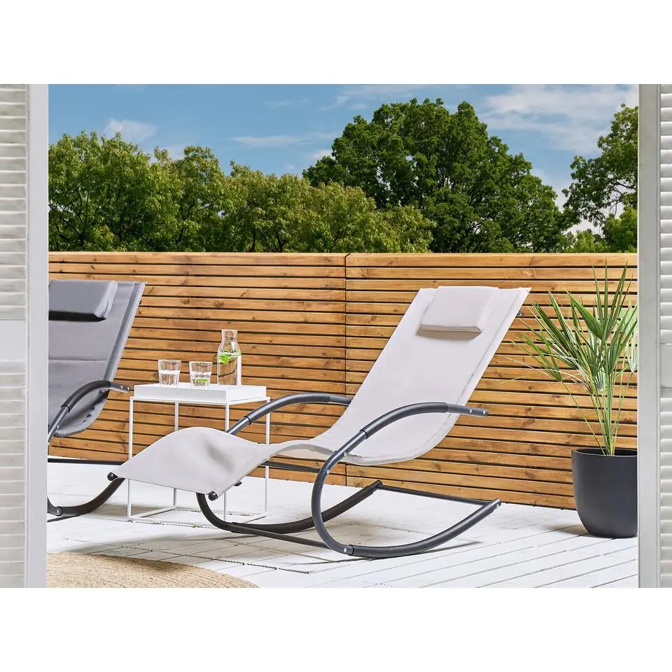 CARANO II - Strandstoel - Beige - Staal