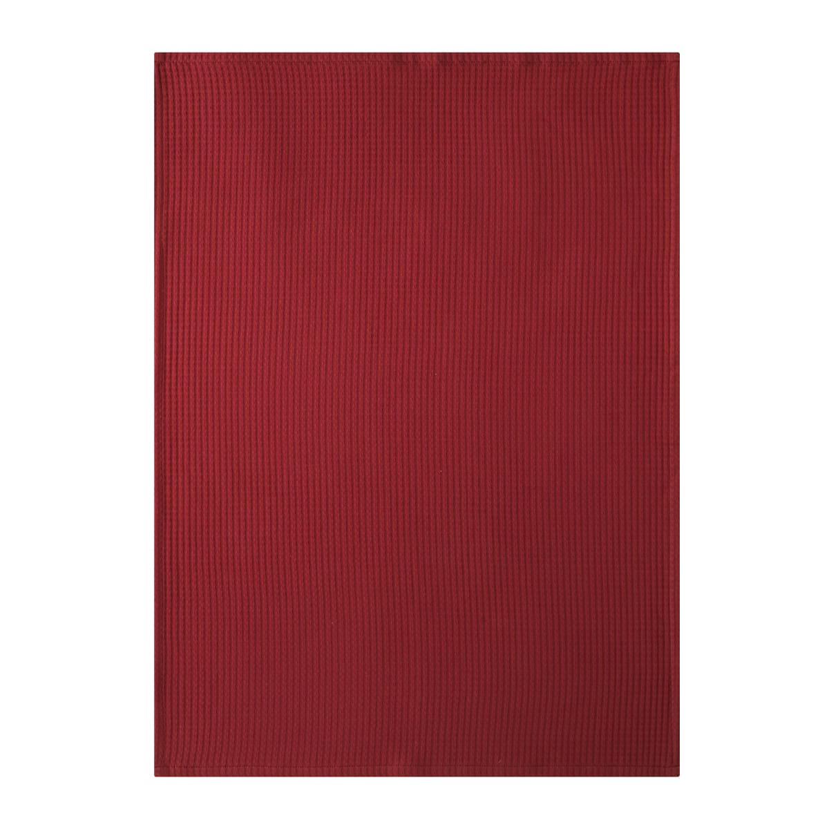 DOUCEUR - Torchon en coton Rouge 50x75
