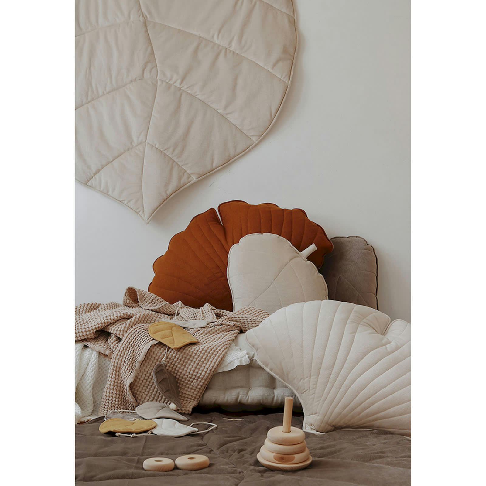 AUTUMN VIBES - Tapis enfant Velours Beige
