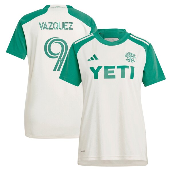 Brandon Vazquez Austin FC adidas Women's 2024 The Armadillo Kit Replica Player Jersey - Tan