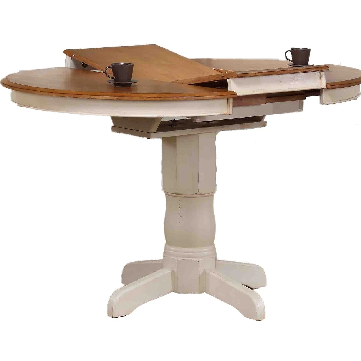 Counter Height Table, 42 x 42 x 60, Antiqued Caramel Biscotti