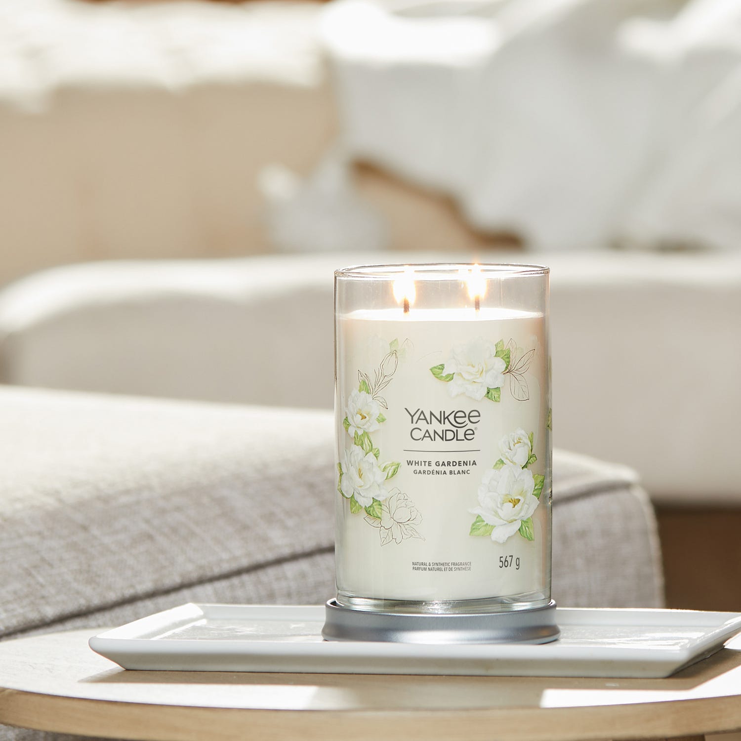 Candela White Gardenia in barattolo grande Yankee Candle