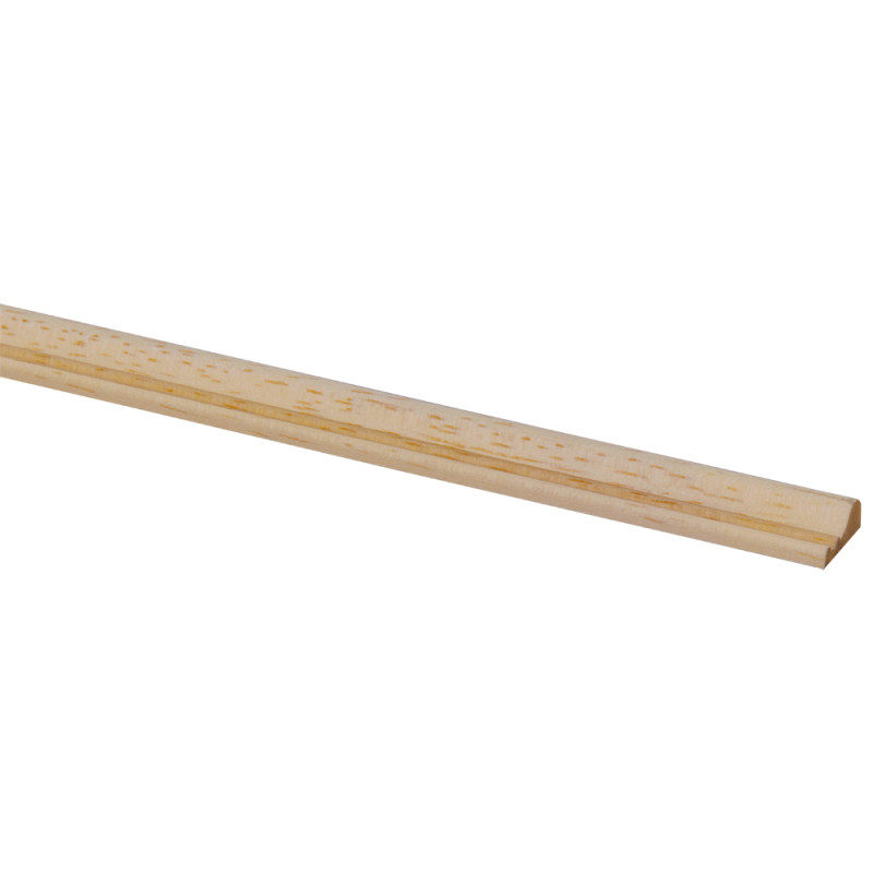 Moulure décorative en marupa 240 x 1,4 x 0,5 cm