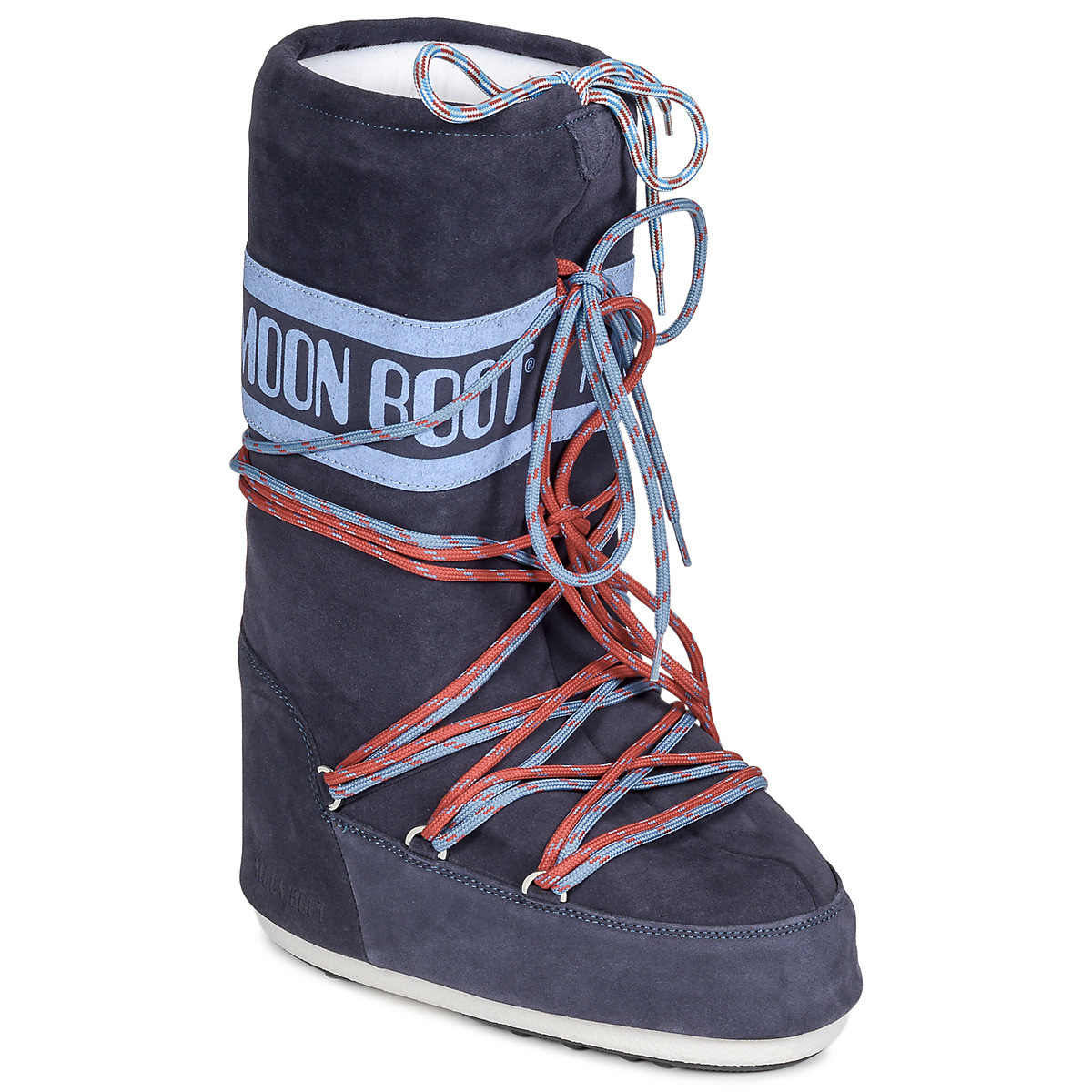 Moon Boot - MB ICON SUEDE LACES - Blue