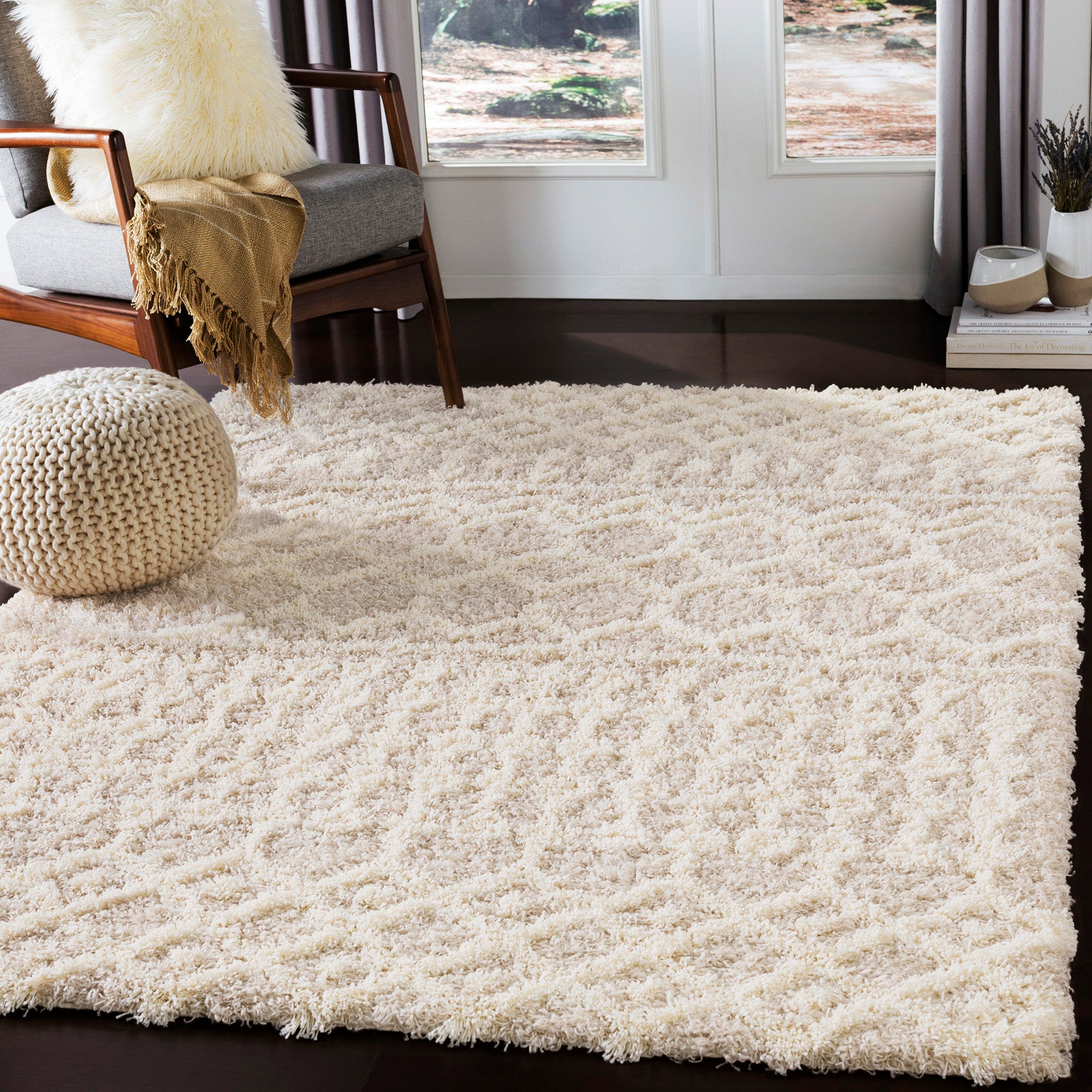 by fonQ Haven Vloerkleed 200 x 290 cm - Beige
