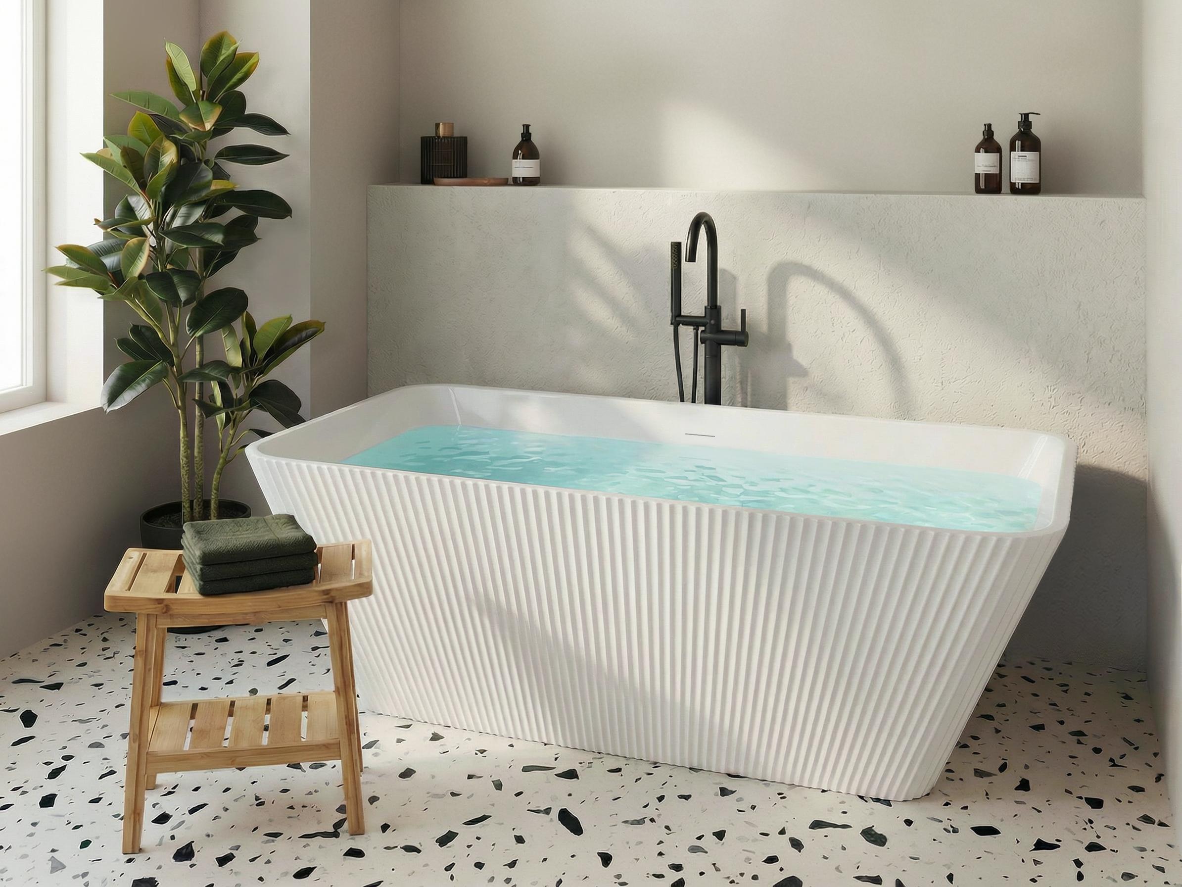 Freestanding Bathtub ATCAMA 1700 x 750 mm White
