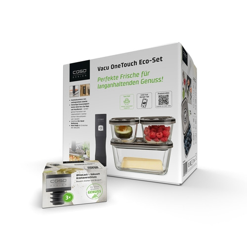 Vacu OneTouch Eco-Set   WineLock (3er-Set)