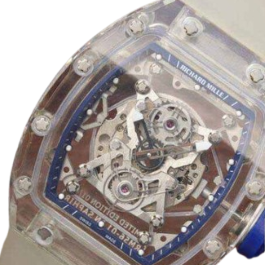 Richard Mille RM 56-02 Tourbillon Transparent Deluxe Replica Edition