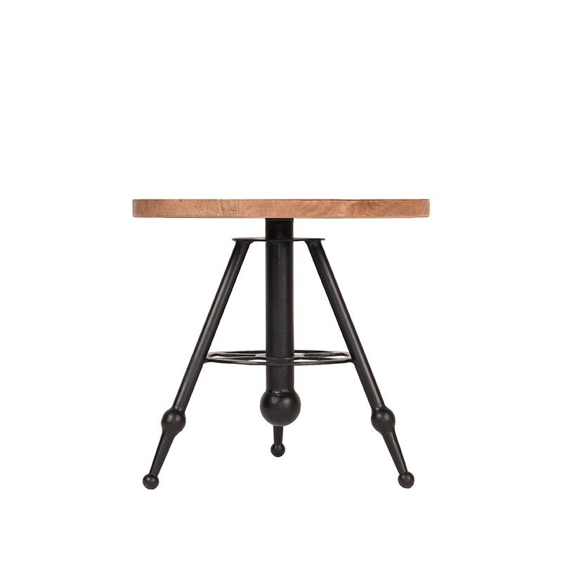 LABEL51 Bijzettafel Solid - Naturel Mangohout - 45x45x44cm