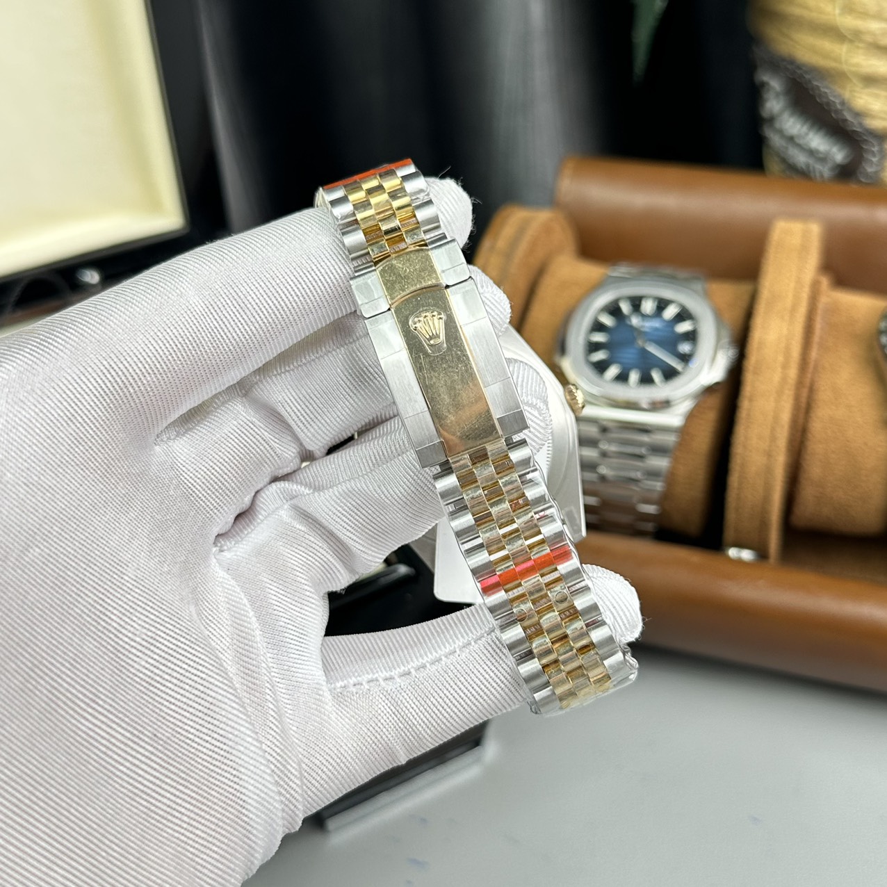 Rolex Datejust SS/YG Plated Champagne Dial 41mm Jub Super Clone