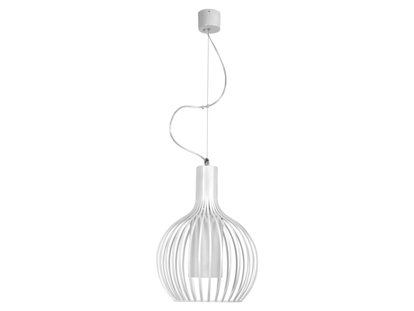 Lampa wisząca Coco White metalowa biała
