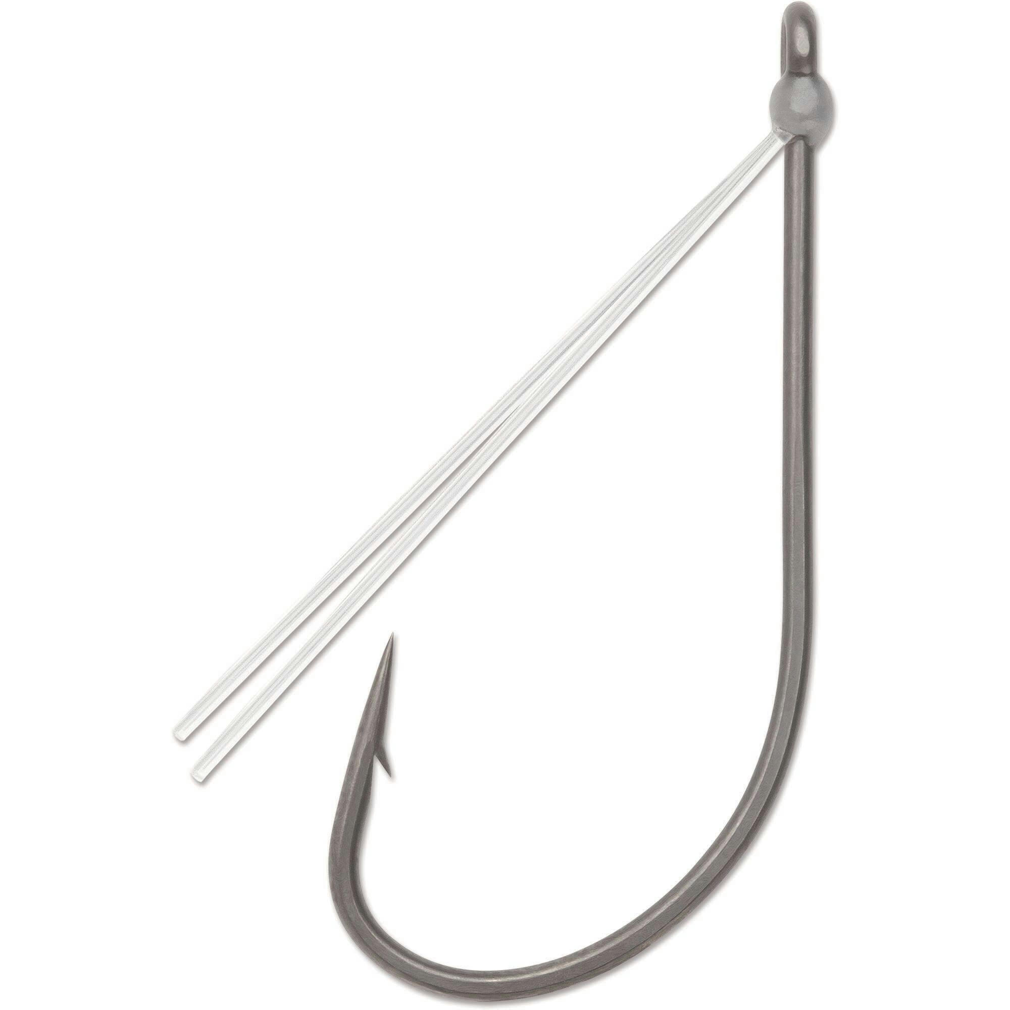 VMC RedLine Series™ Weedless Wacky Neko Fishing Hook with PTFE Coating, Assorted Sizes, 4-pk