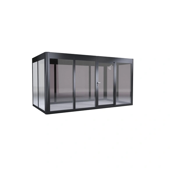 Gewächshaus »SunGarden Power 4.2«, BxHxT: 443 x 229 x 233 cm, anthrazit-metallic
