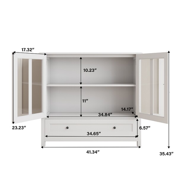 Buffet storage cabinet