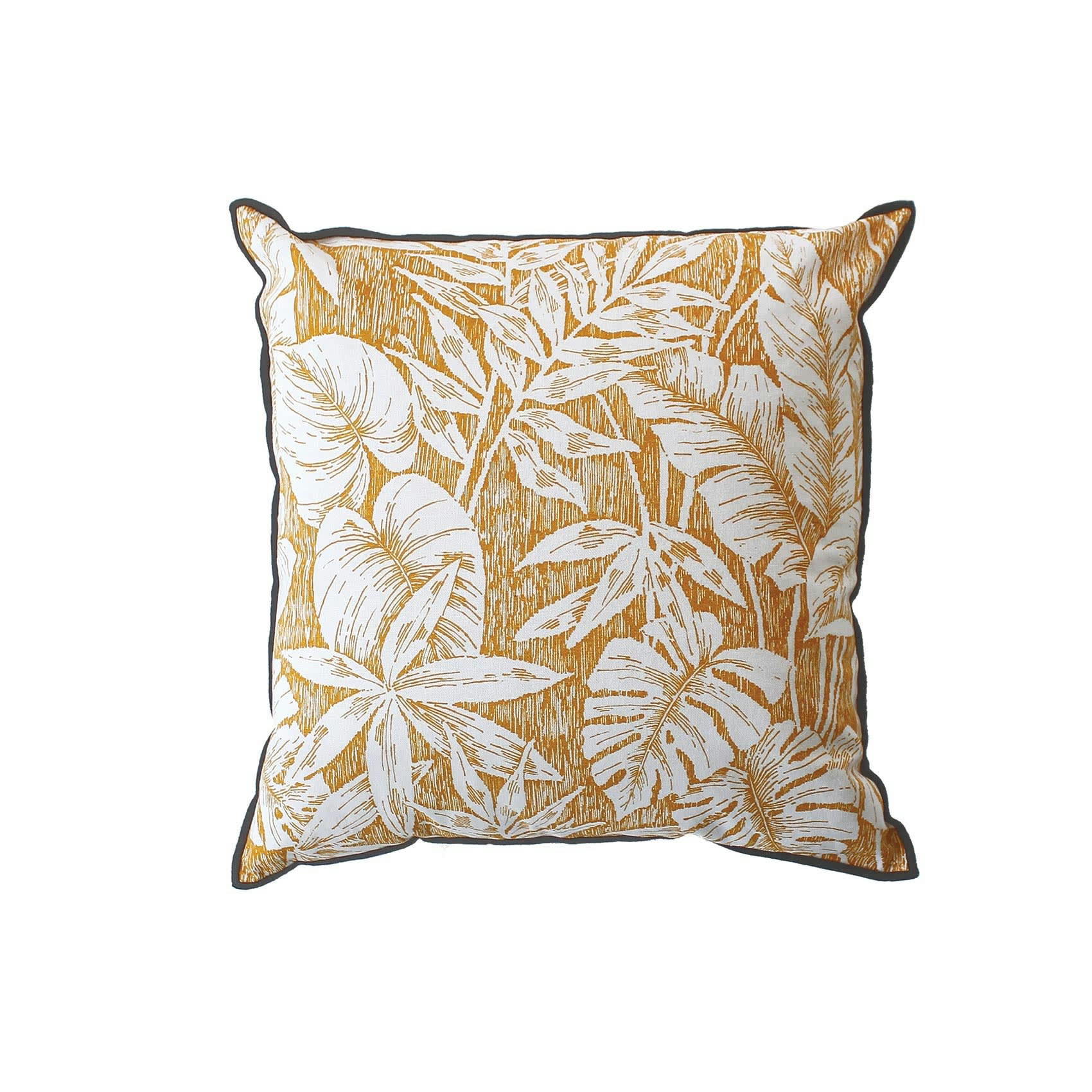 - Coussin Jaune coton 40 X 40