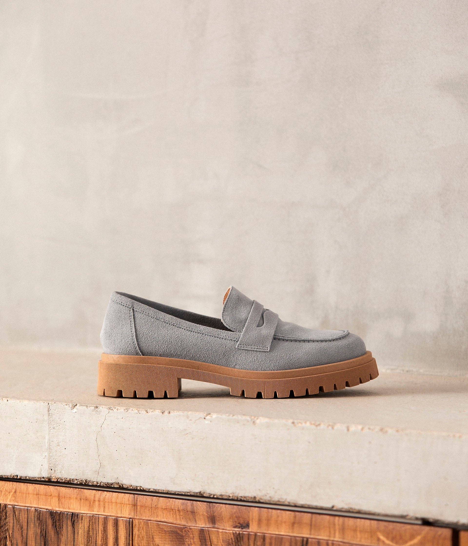 Mocassins cuir velours Pharell
