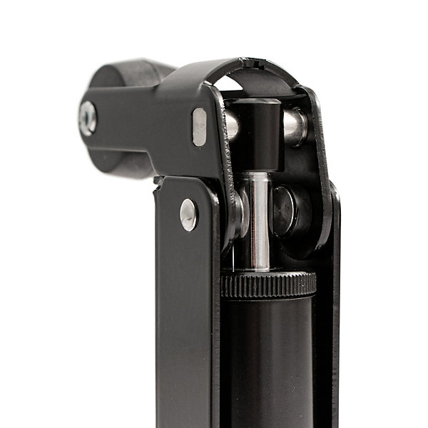 Frein de rétention Réglable force 30 a 60 N en aluminium anodisé noir, pour porte jusquà 40 KG