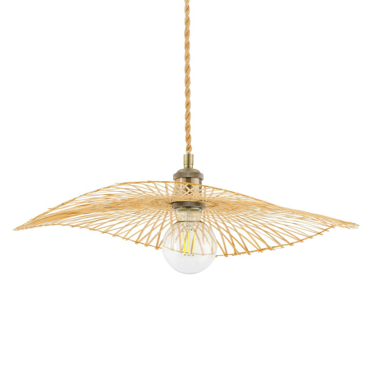 Suspension aérienne en bambou Ø50 cm, Ezia