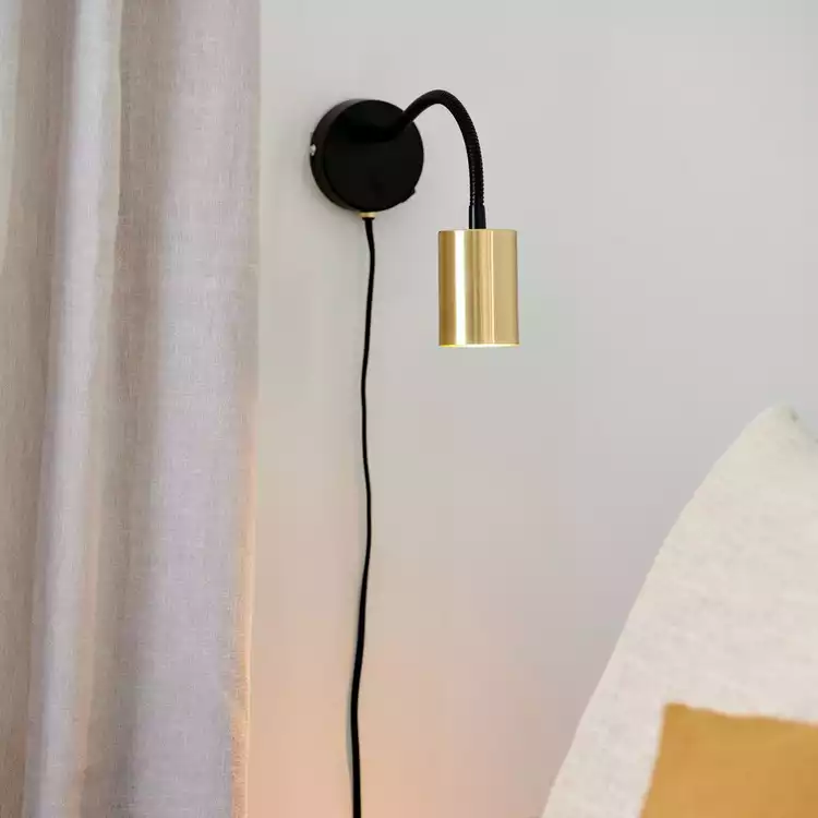 Nordlux Explore Flex LED Wall Light - Brass