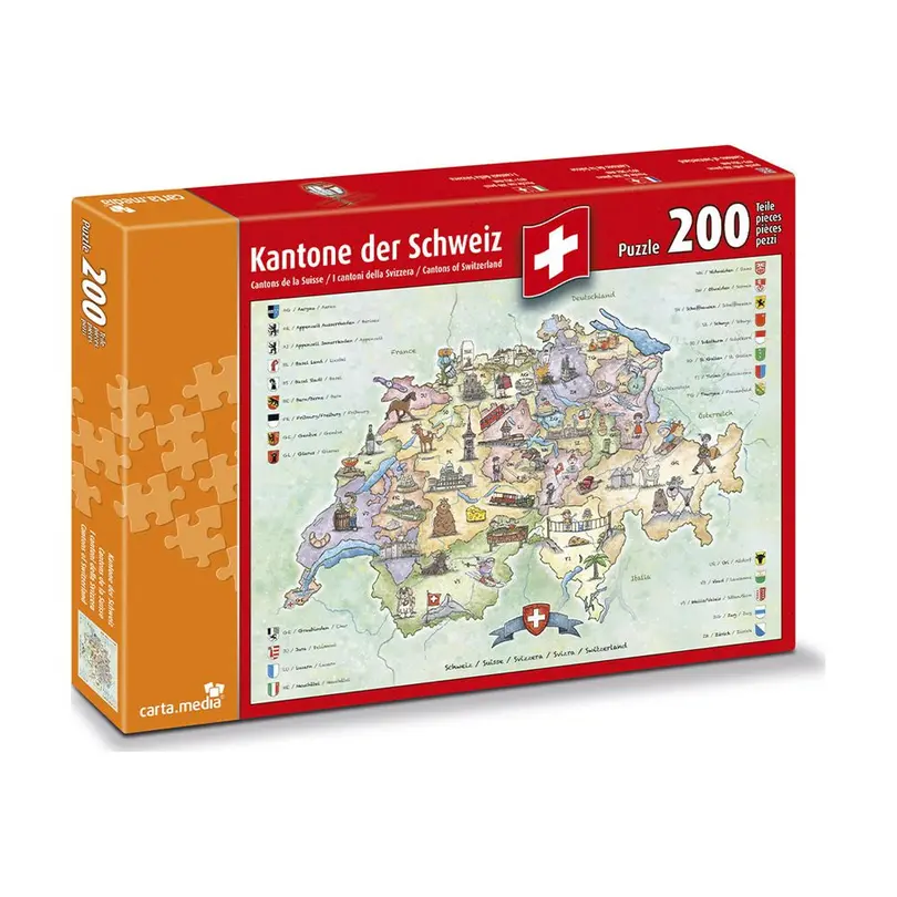 Puzzle 200-teilig Carta.media