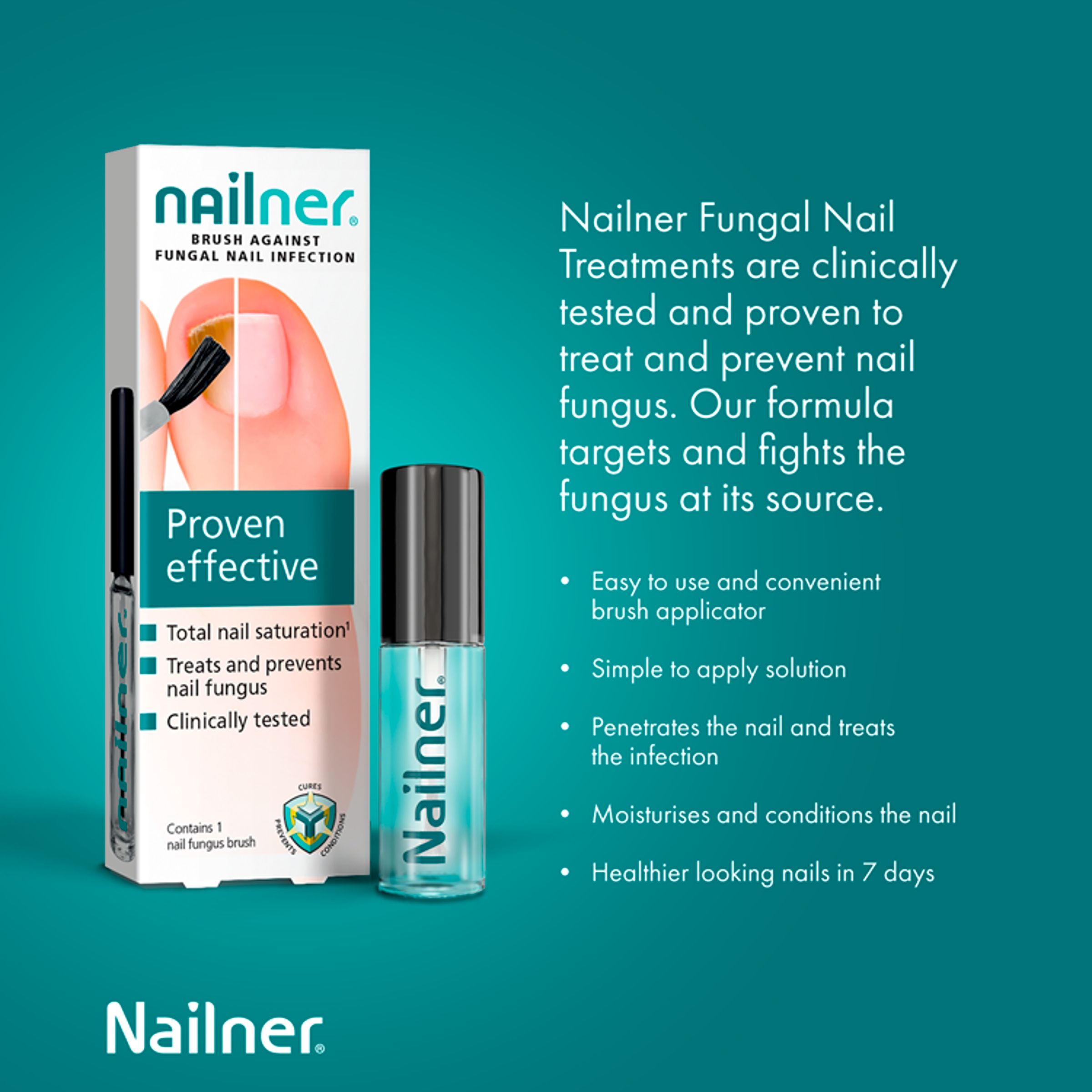Nailner Nailner Brush Against Fungal Nail Infection 5ml