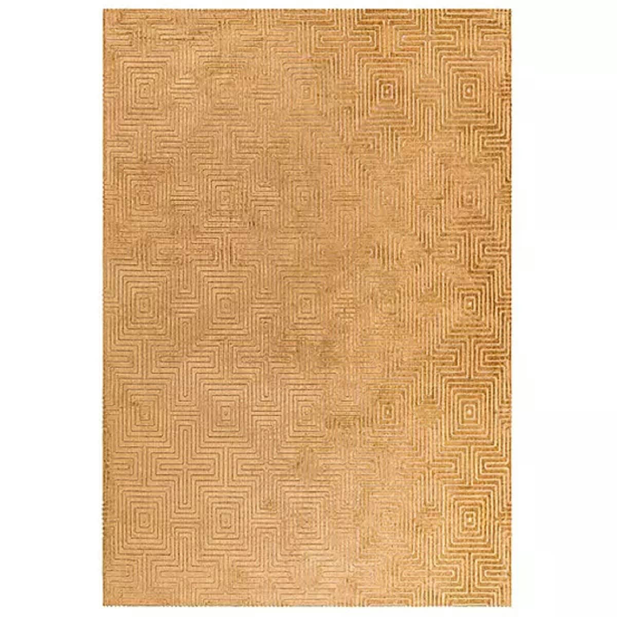 PULSE - Tapis de salon en viscose orange 160x230 cm