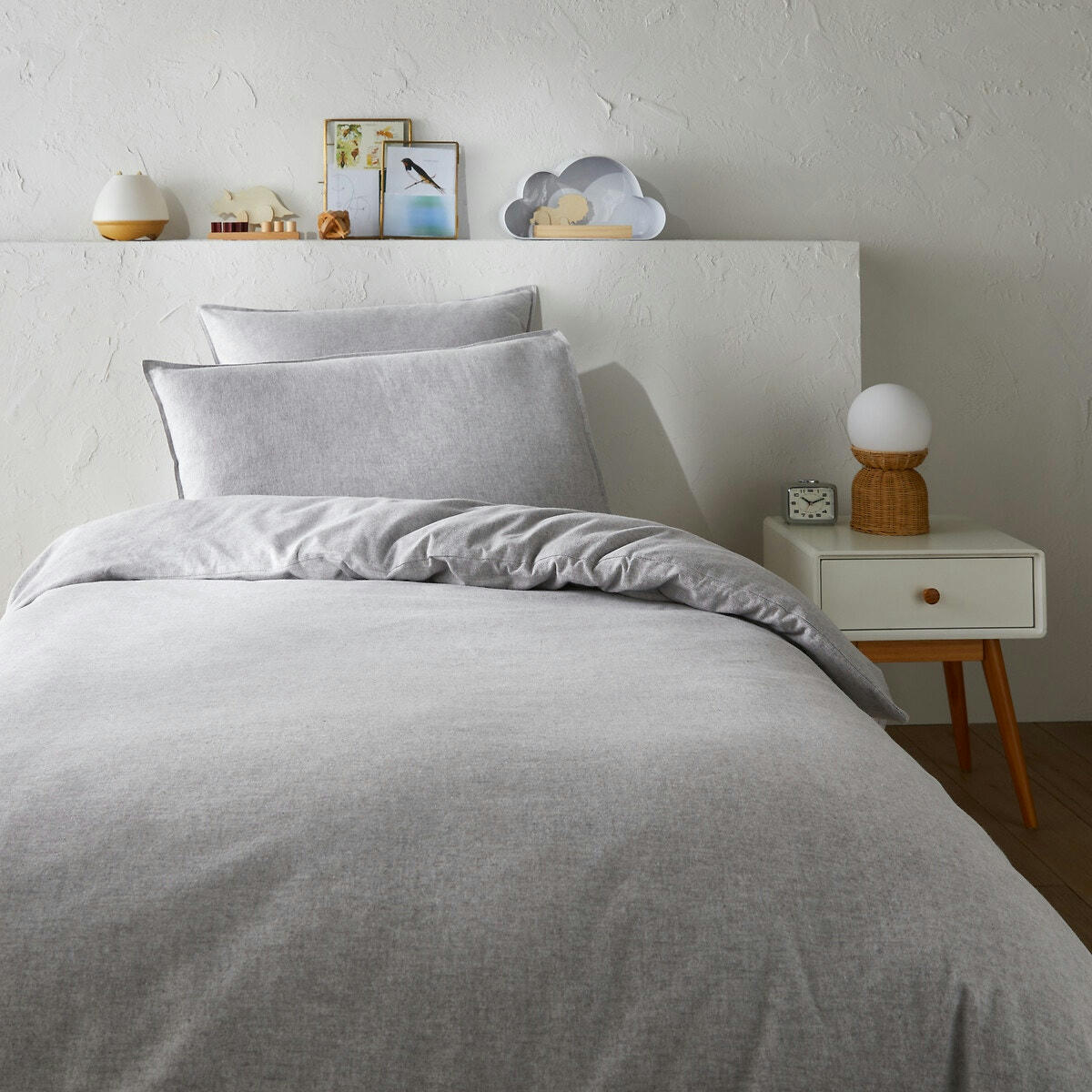 Taie d'oreiller, flanelle coton, Clara
