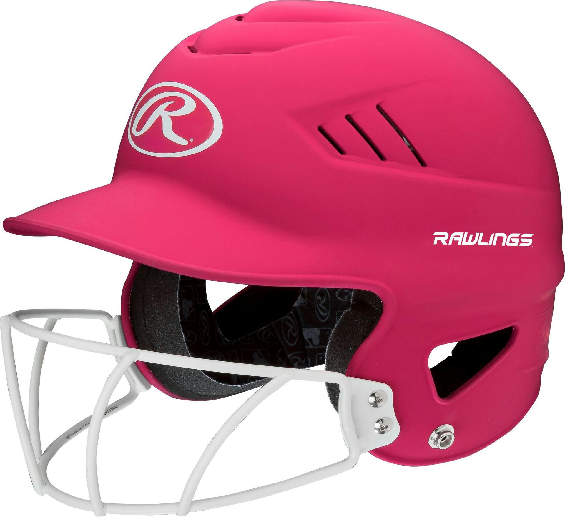 Rawlings Coolflo Highlighter Series OSFM Helmet with Mask