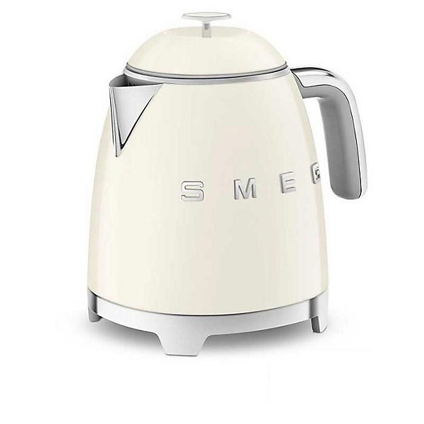 Bouilloire SMEG KLF05CREU crème 0.8L - Style années 50 - 1400W - Filtre anti-calcaire