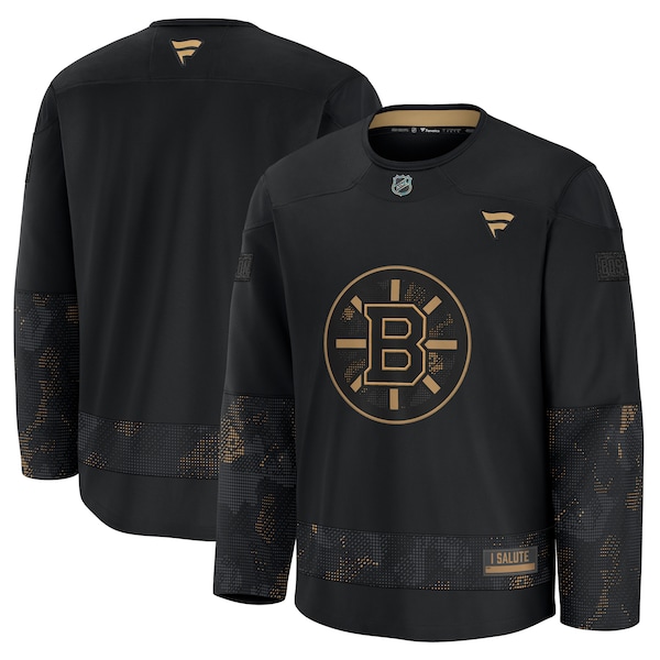 Boston Bruins  2024 Military Appreciation Practice Jersey - Black