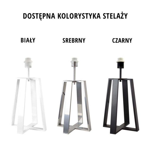 Metalowa lampa stołowa THOR do sypialni