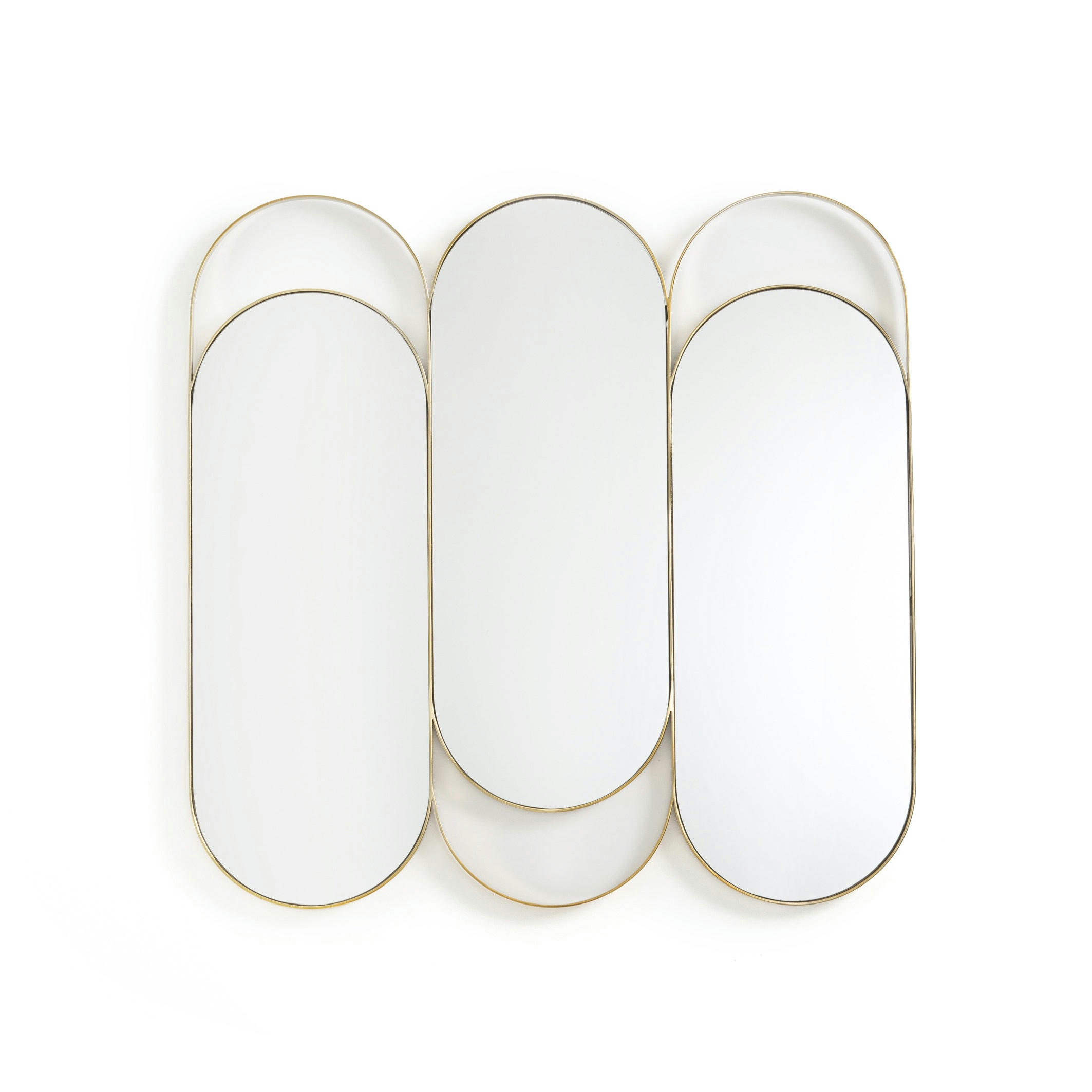 Miroir triptyque laiton, Alama