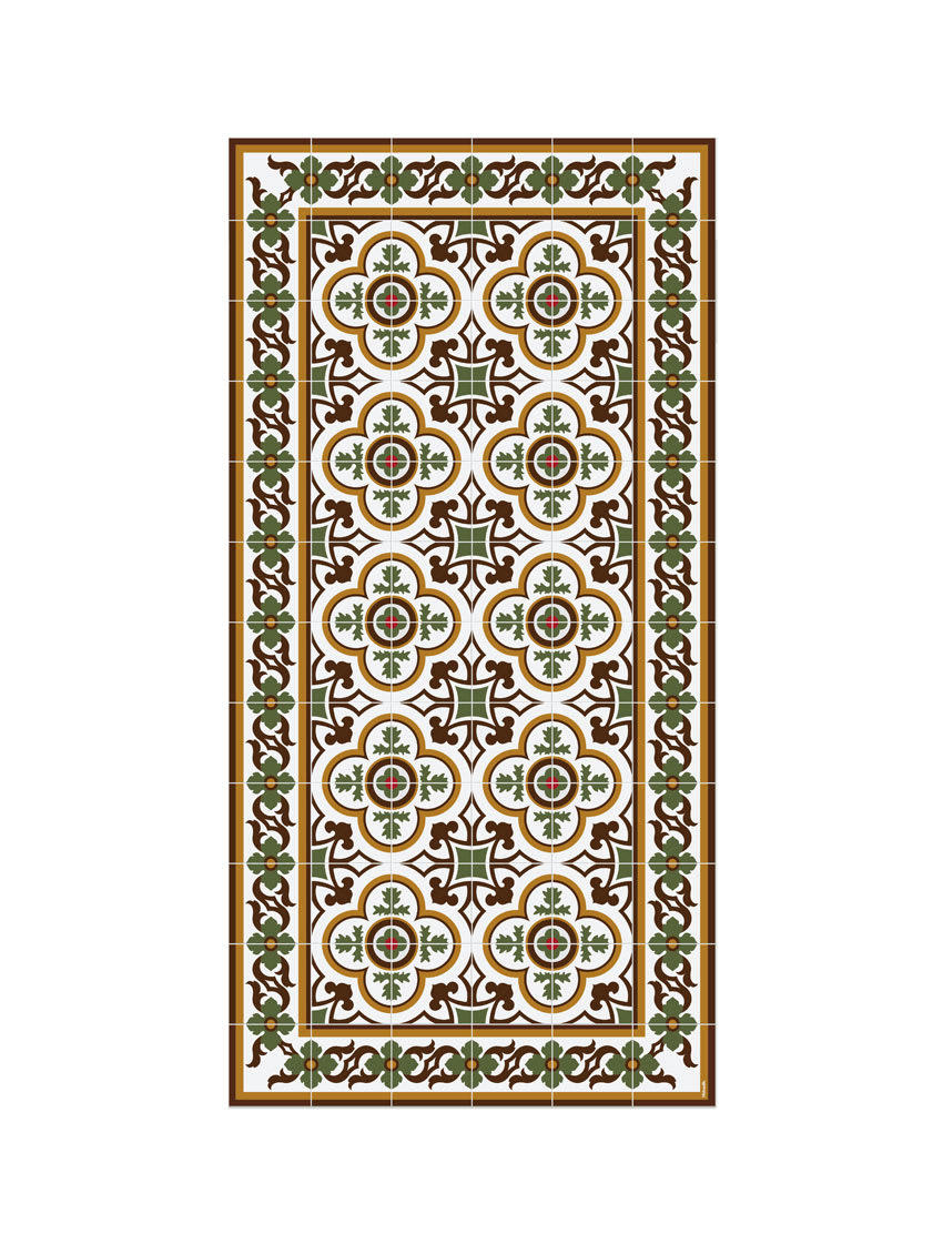 BARCELONE - Tapis en vinyle Claris multicolour 60x120