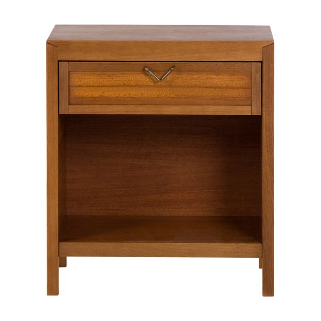 MESA DE CABECEIRA 1 GAVETA MASCAVO