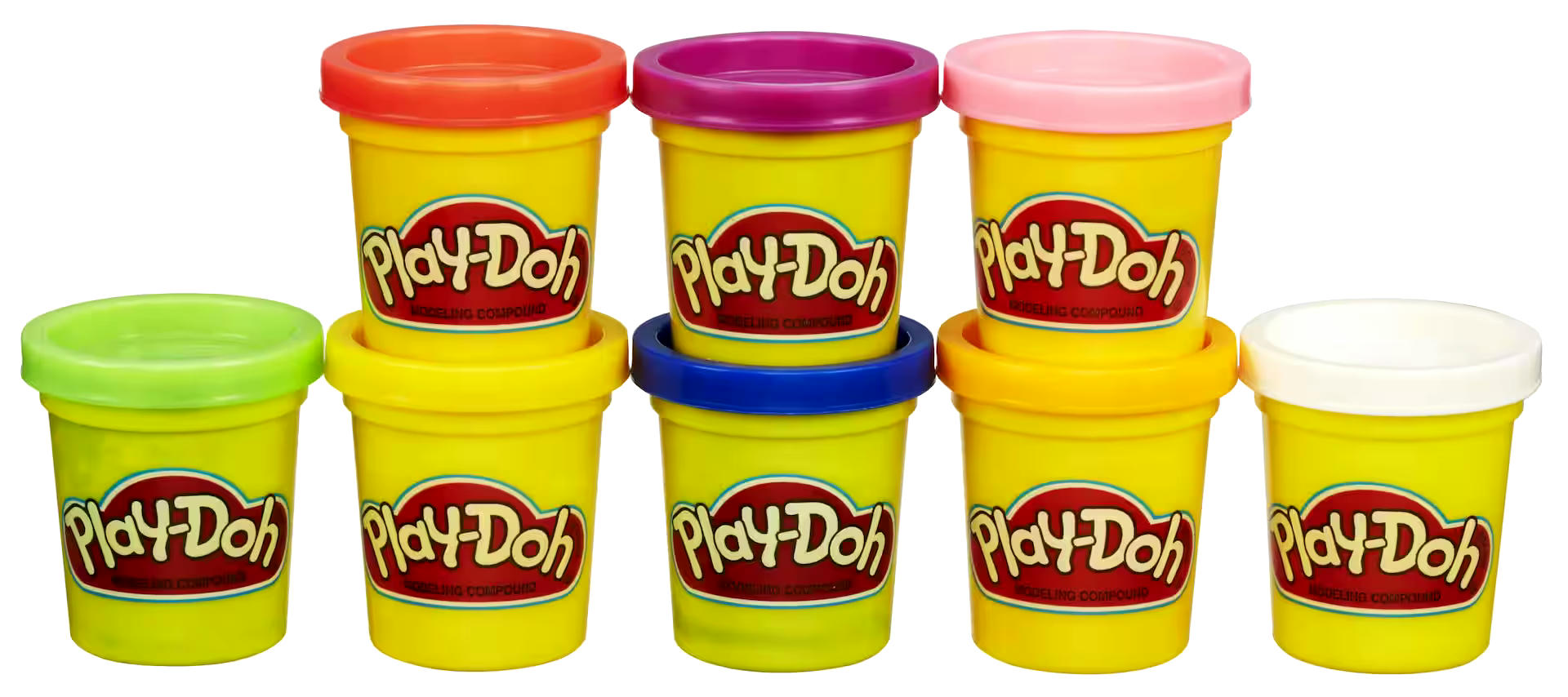 Play-Doh Rainbow 8 Colour Starter Pack Molding Material For Toddlers & Kids, Ages 2+