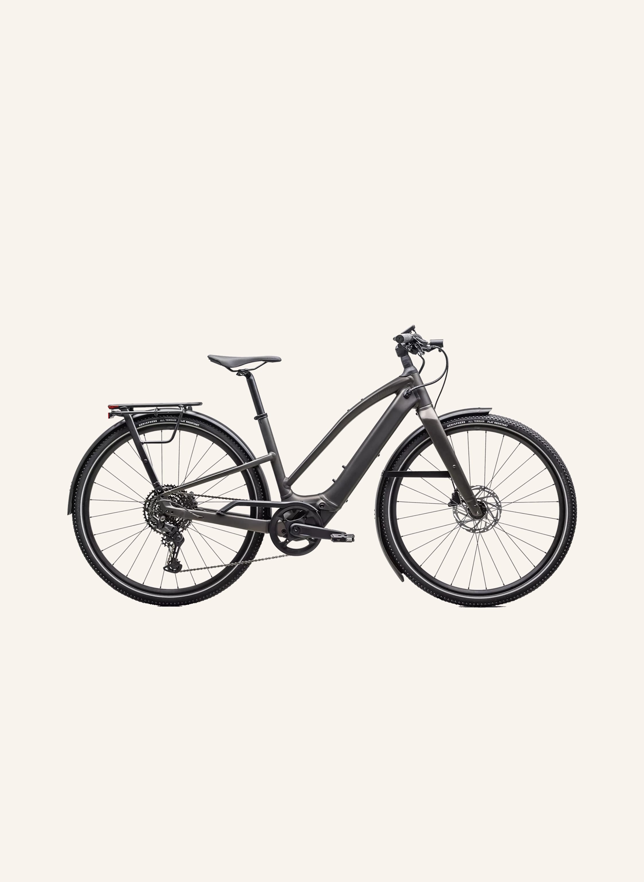 SPECIALIZED SPECIALIZED Specialized Vado SL 2 4.0 Step Through Trekking Bike Satin Gunmetal / Smoke Forest 2025
