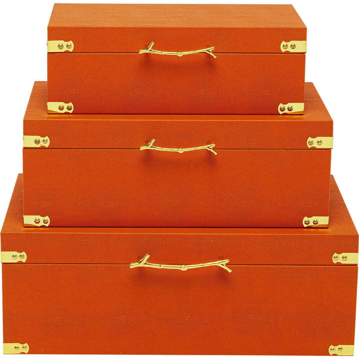 Kare Design Opberger Noah oranje (3/Set)