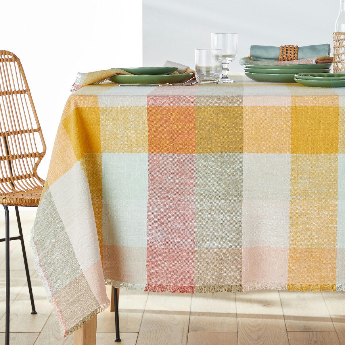 Nappe coton tissé-teint, Formia