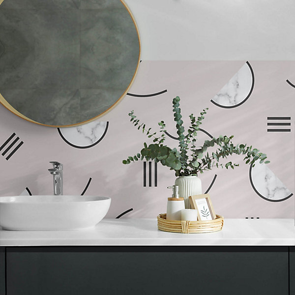 Panneau Décoratif Mural Wallfluent 120x60 cm Motif Avec Des Feuilles Et Des Brindilles 1 pièce