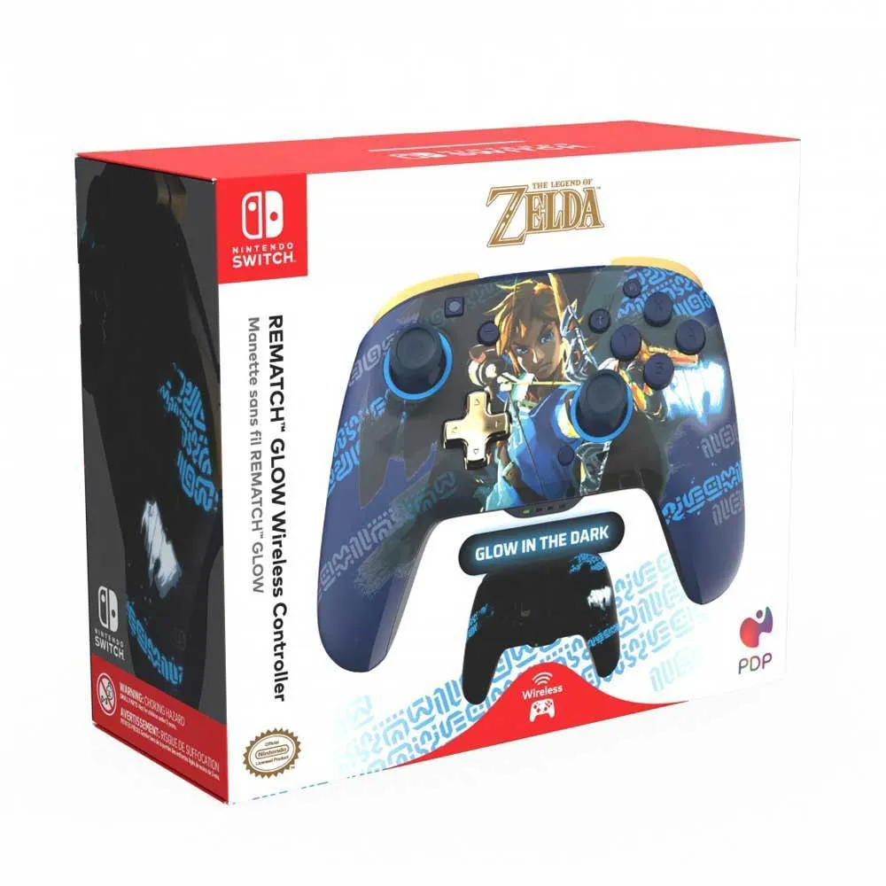 PDP Rematch Glow Link Hero nintendo switch controller
