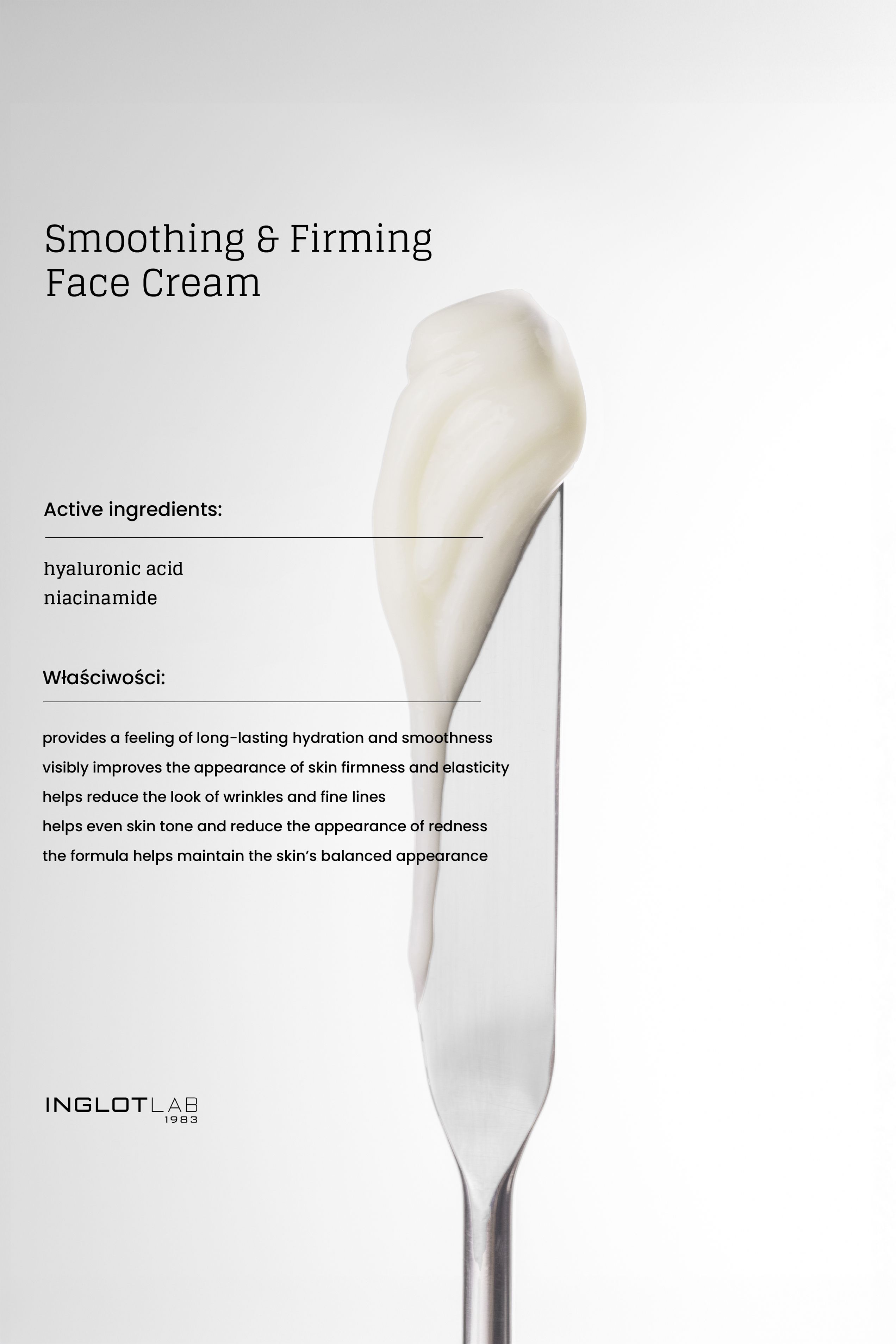 INGLOT LAB Smoothing & Firming Face Cream