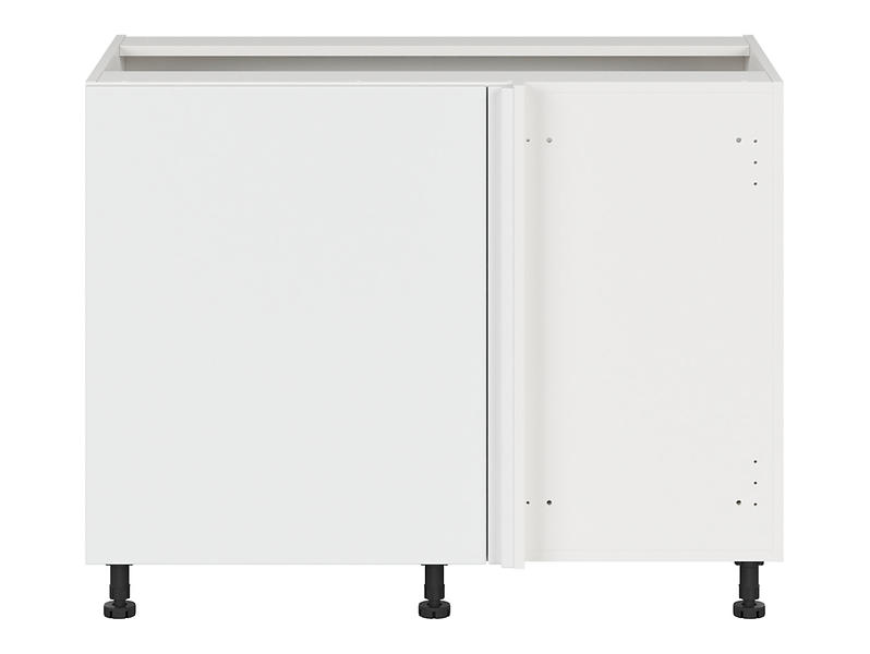 Szafka kuchenna narożna Top Line 2 lewa śnieżny super mat zabudowuje naroże 120x60 cm