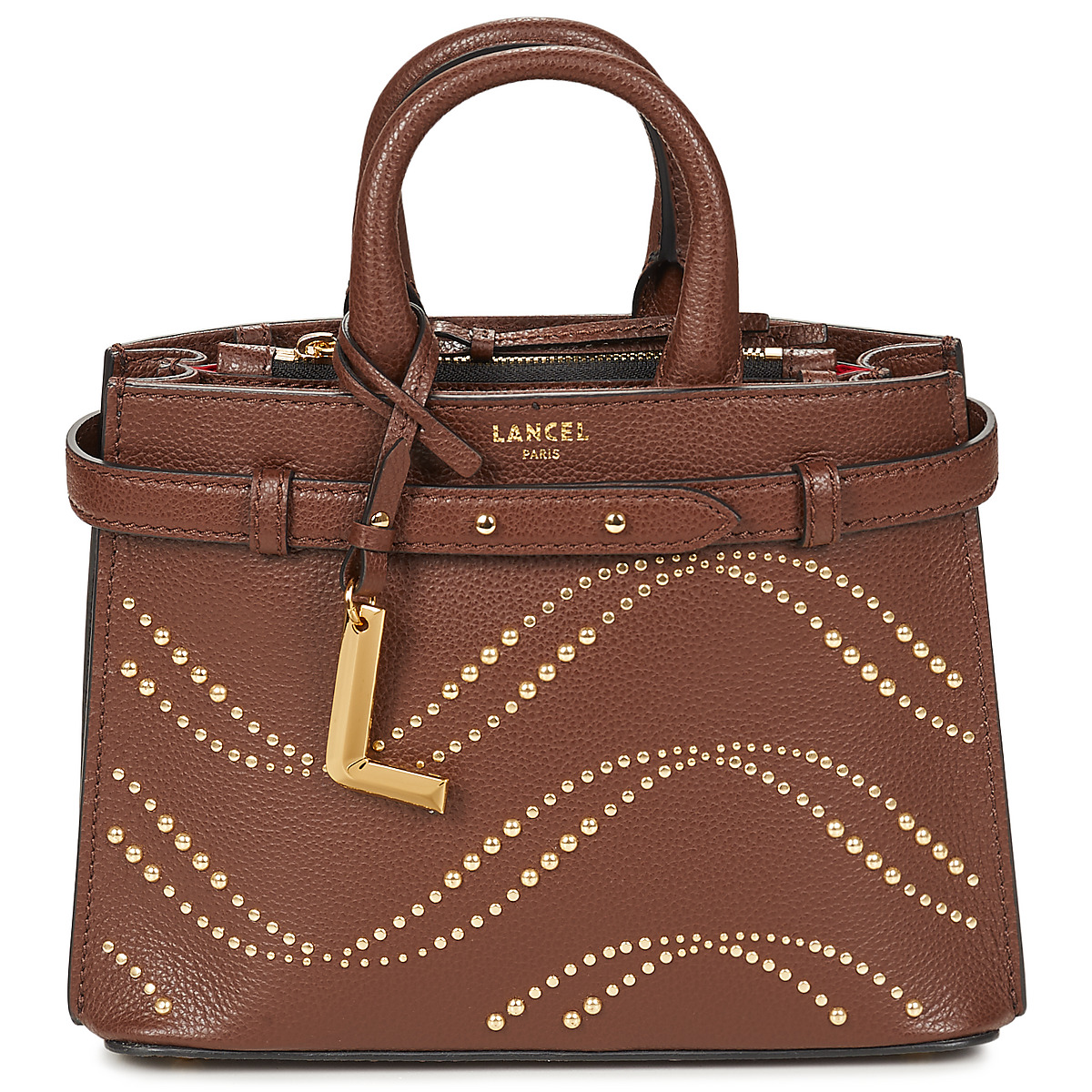 Lancel - FAUBOURG DE LANCEL S ZIP CARRYALL - Brown / Gold