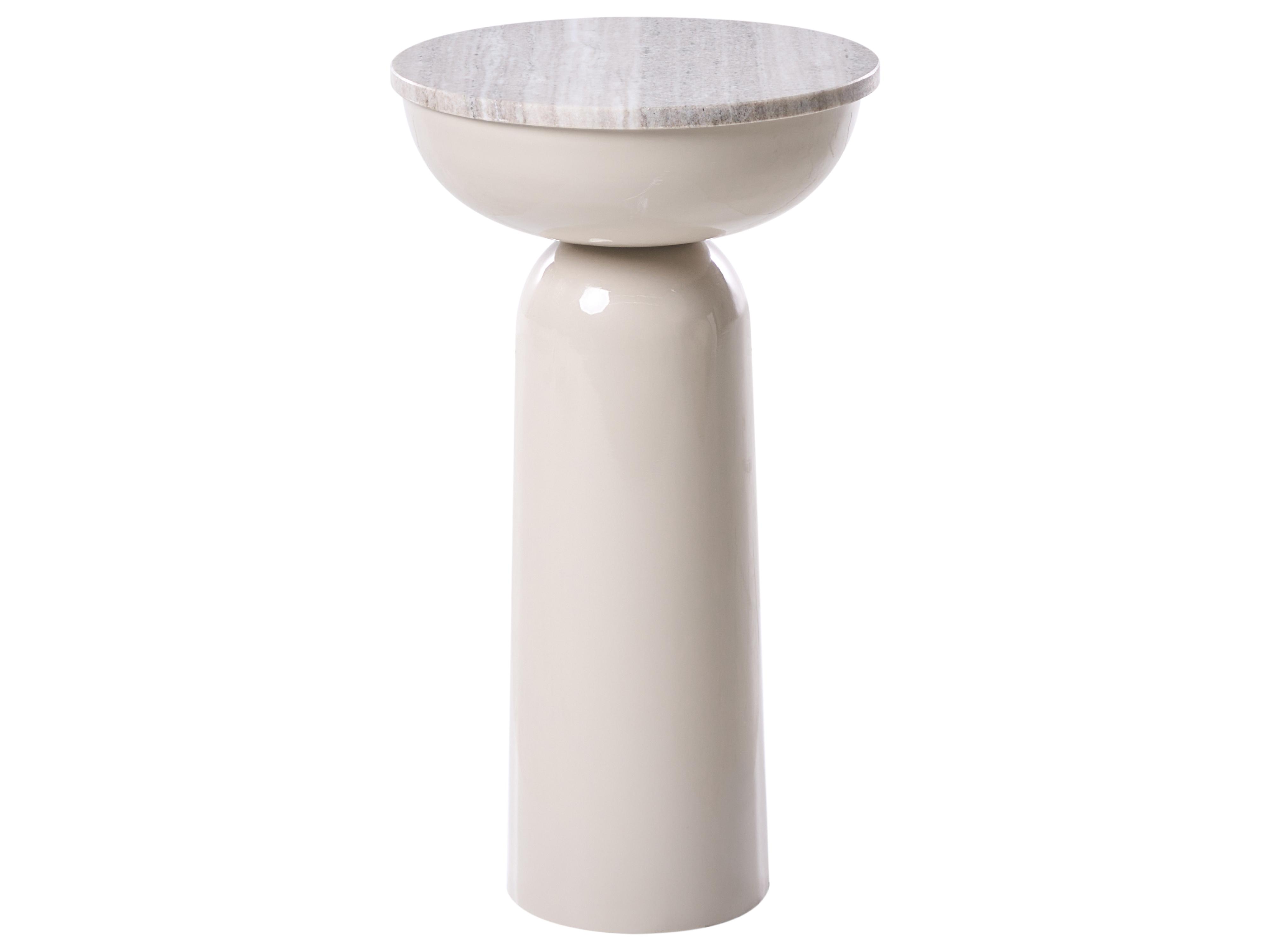 Side Table FALCON Metal Beige