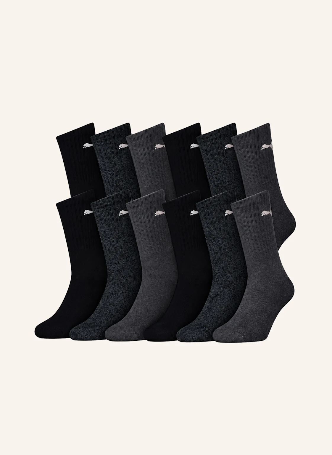 PUMA Sportsocken REGULAR CREW 12-PACK