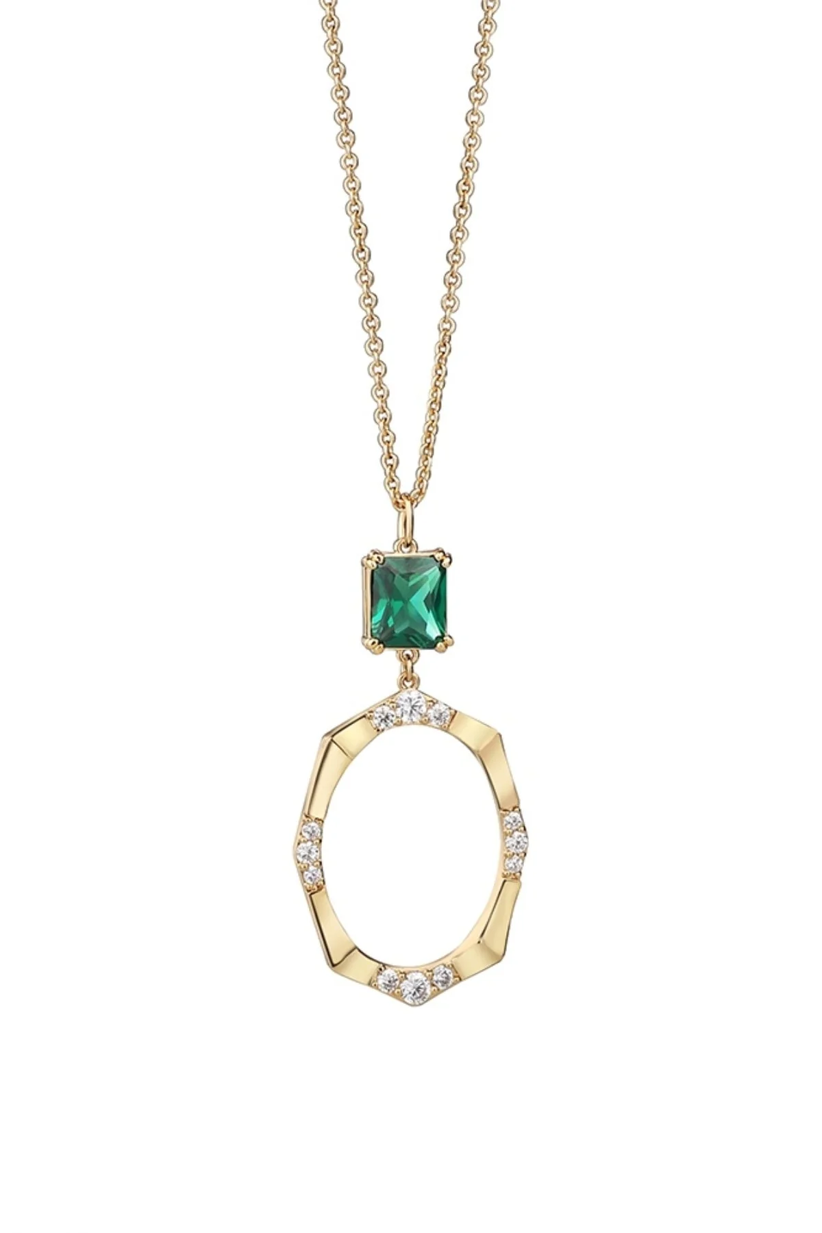 Gold Plated Glasses Holder Pendant Necklace