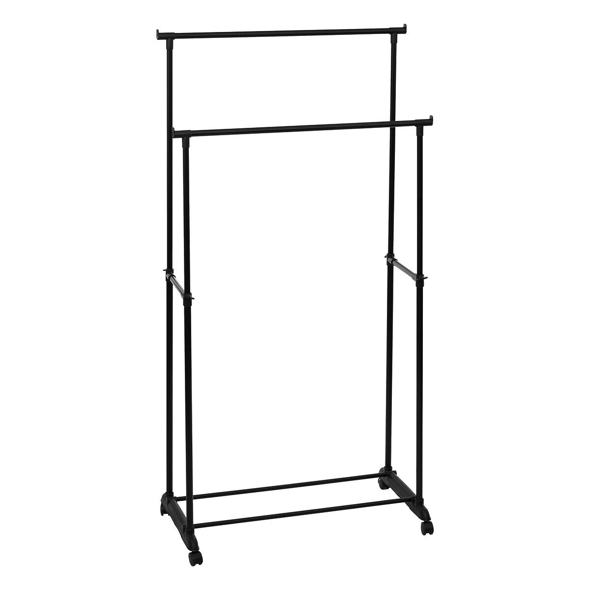 Cavalete duplo extensível preto